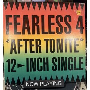 Fearless Four - After Tonight - Used Vinyl Record 12 Inch Old School Hip Hop